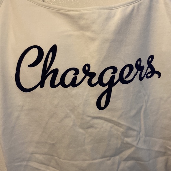 NWT New NFL San Diego Chargers Women's White Camisole Sz. L - Picture 2 of 7